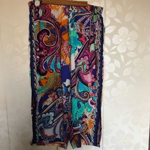 Technicolour paisley print culotte pants